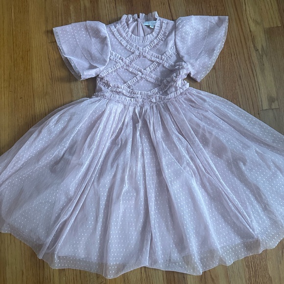 Mini Tara Dress in Blush | Ivy City & Co | Girls 8 - Picture 3 of 4